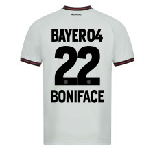 Bayer Leverkusen Victor Boniface #22 Bortedrakt 2023-24 Kortermet